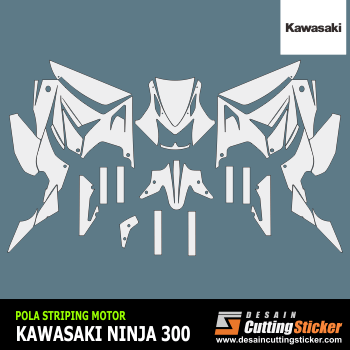 pola-striping-kawasaki-ninja-300